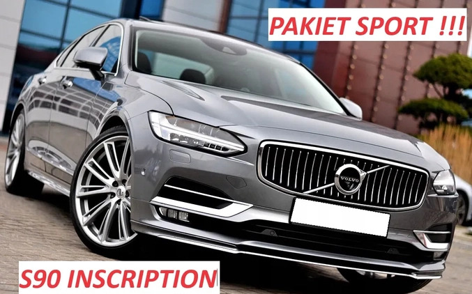 Volvo S90 cena 109900 przebieg: 180000, rok produkcji 2017 z Płock małe 742